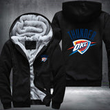 Oklahoma City Thunder Printing Fleece Hoodies Jacket