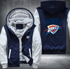 Oklahoma City Thunder Printing Fleece Hoodies Jacket