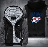 Oklahoma City Thunder Printing Fleece Hoodies Jacket