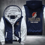 Portland Trailblazers Printing Fleece Hoodies Jacket