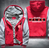 Atlanta Hawks Basketball Printing Fleece Hoodies Jacket