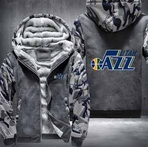 Utah Jazz Printing Fleece Hoodies Jacket