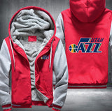 Utah Jazz Printing Fleece Hoodies Jacket