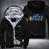 Utah Jazz Printing Fleece Hoodies Jacket