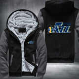 Utah Jazz Printing Fleece Hoodies Jacket