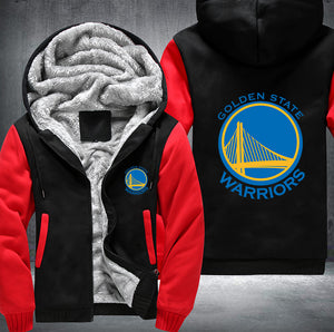 Golden State Warriors Printing Fleece Hoodies Jacket