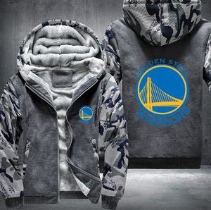 Golden State Warriors Printing Fleece Hoodies Jacket