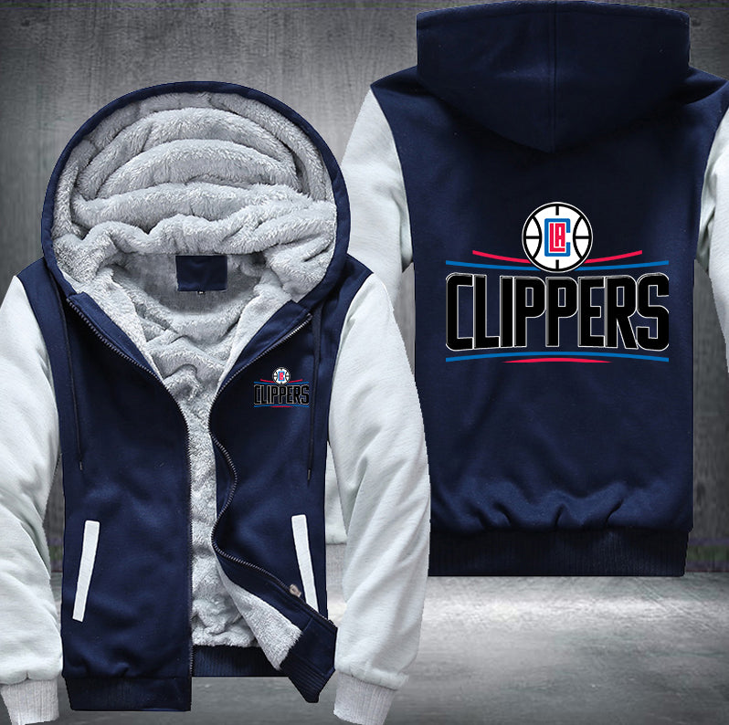 LA Clippers Printing Fleece Hoodies Jacket