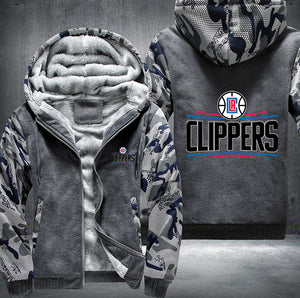 LA Clippers Printing Fleece Hoodies Jacket