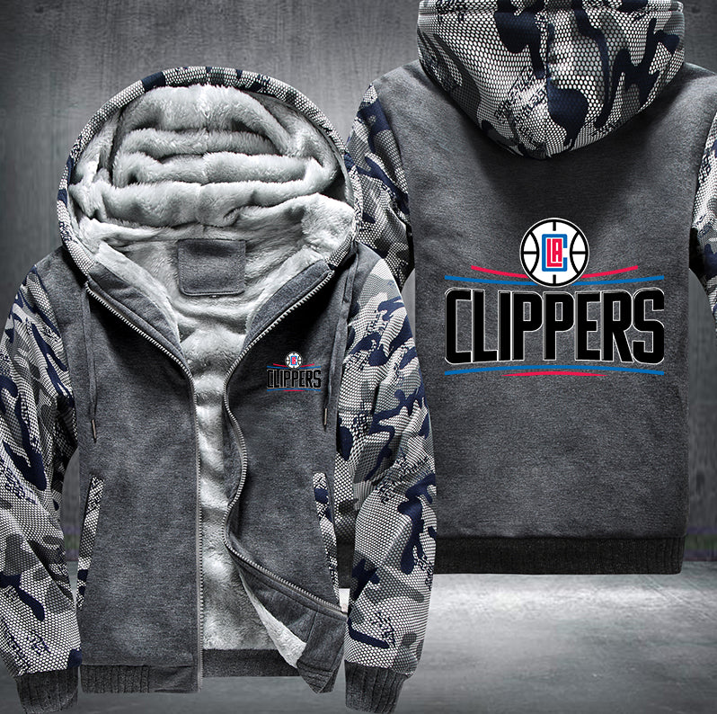 LA Clippers Printing Fleece Hoodies Jacket