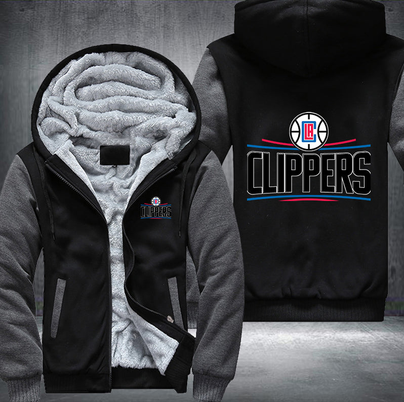 LA Clippers Printing Fleece Hoodies Jacket