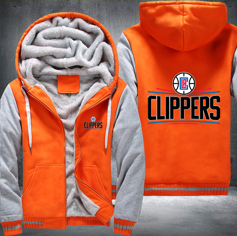 LA Clippers Printing Fleece Hoodies Jacket