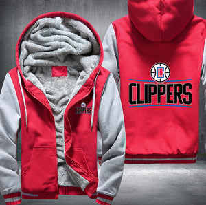 LA Clippers Printing Fleece Hoodies Jacket