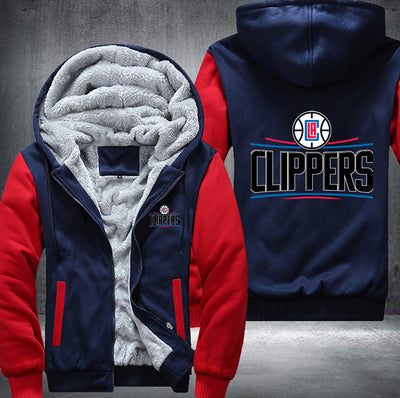 LA Clippers Printing Fleece Hoodies Jacket