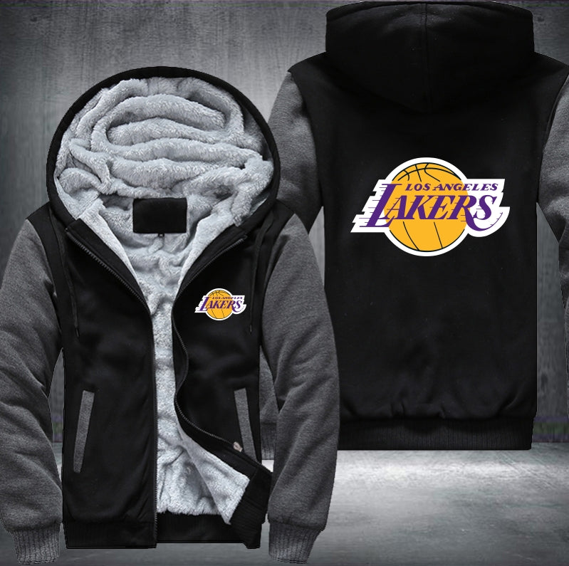 Los Angeles Lakers Printing Fleece Hoodies Jacket