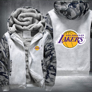 Los Angeles Lakers Printing Fleece Hoodies Jacket