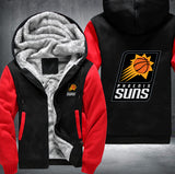 Phoenix Suns Printing Fleece Hoodies Jacket