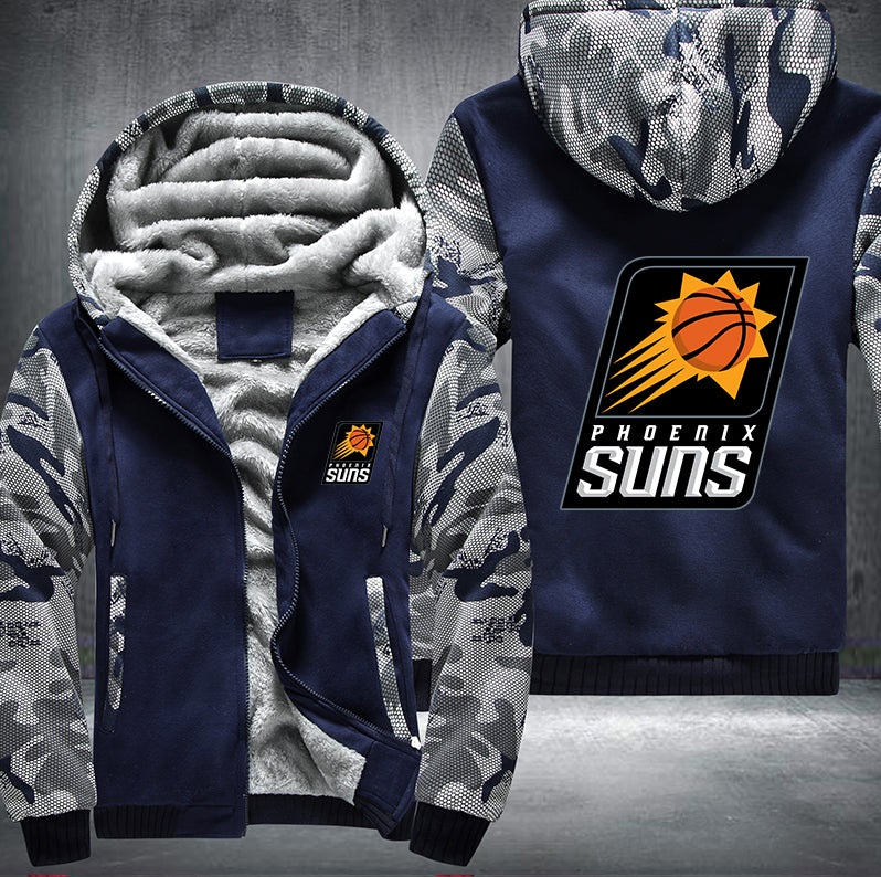 Phoenix Suns Printing Fleece Hoodies Jacket