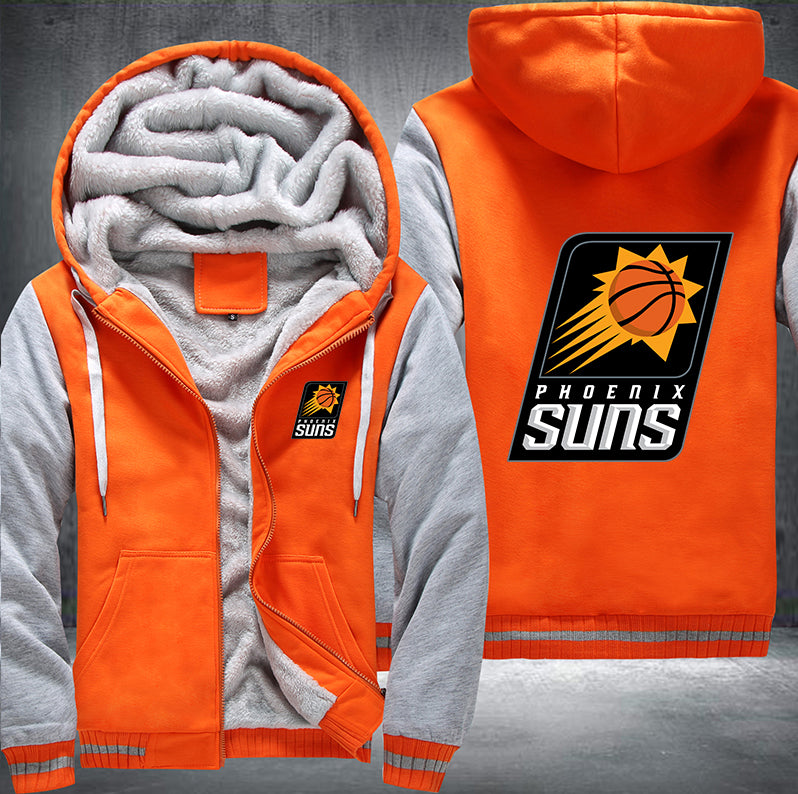 Phoenix Suns Printing Fleece Hoodies Jacket