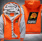 Phoenix Suns Printing Fleece Hoodies Jacket