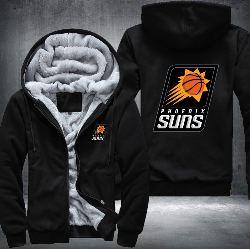 Phoenix Suns Printing Fleece Hoodies Jacket