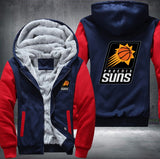 Phoenix Suns Printing Fleece Hoodies Jacket