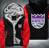 Sacramento Kings Printing Fleece Hoodies Jacket