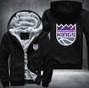 Sacramento Kings Printing Fleece Hoodies Jacket