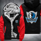 Dallas Mavericks Printing Fleece Hoodies Jacket