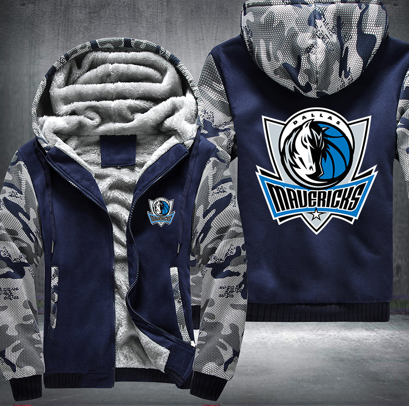 Dallas Mavericks Printing Fleece Hoodies Jacket