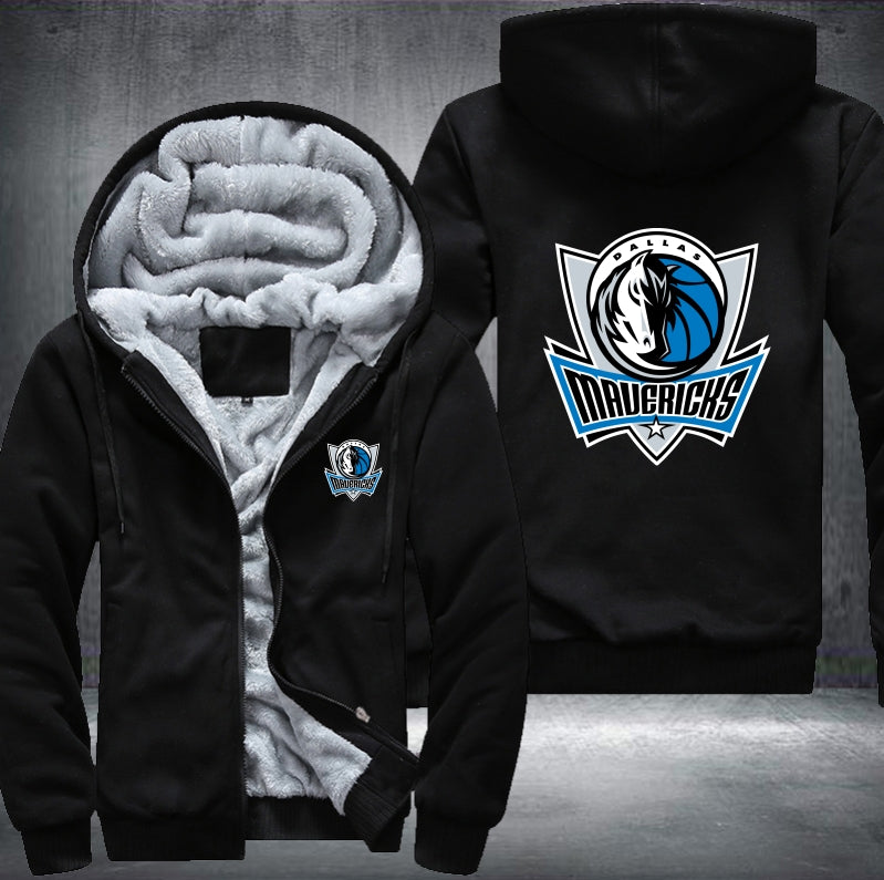 Dallas Mavericks Printing Fleece Hoodies Jacket