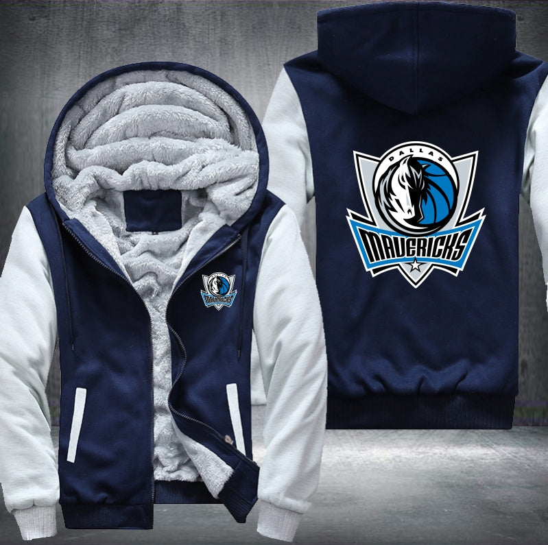 Dallas Mavericks Printing Fleece Hoodies Jacket