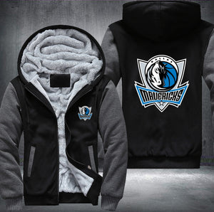 Dallas Mavericks Printing Fleece Hoodies Jacket