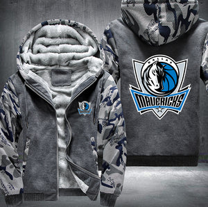 Dallas Mavericks Printing Fleece Hoodies Jacket