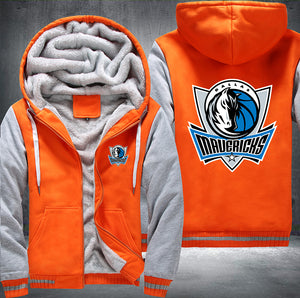 Dallas Mavericks Printing Fleece Hoodies Jacket