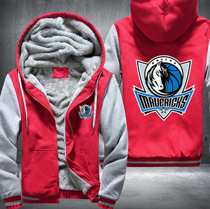 Dallas Mavericks Printing Fleece Hoodies Jacket