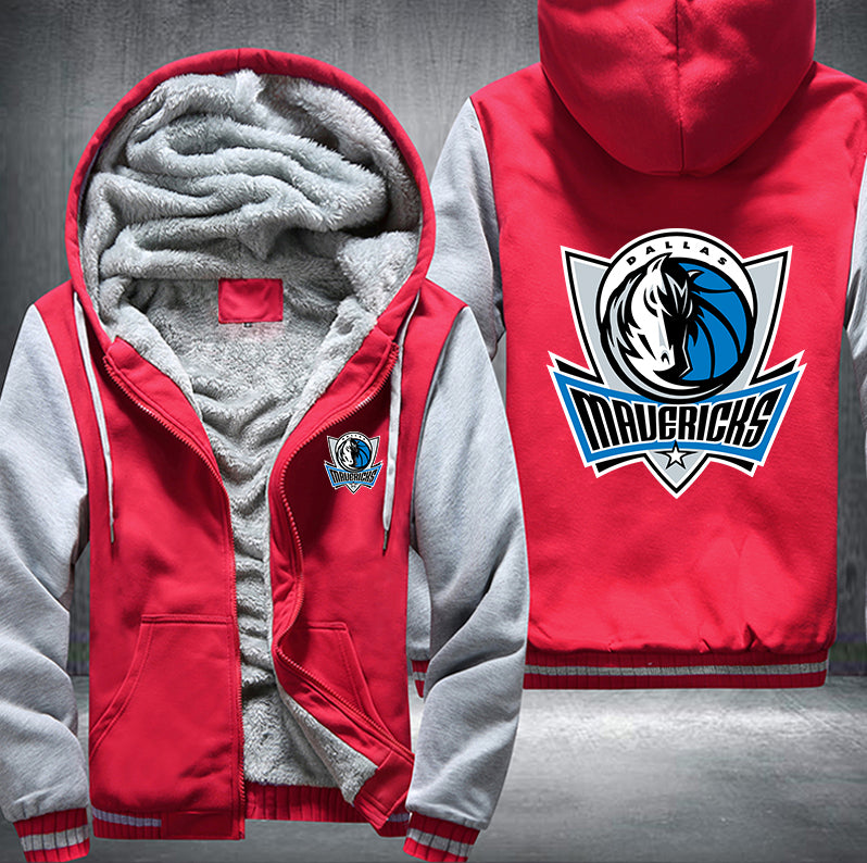 Dallas Mavericks Printing Fleece Hoodies Jacket