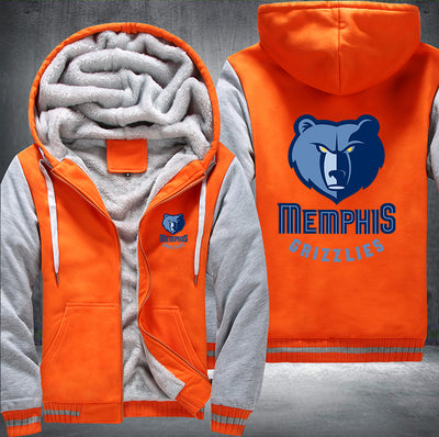 Memphis Grizzlies Printing Fleece Hoodies Jacket