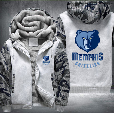Memphis Grizzlies Printing Fleece Hoodies Jacket