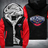 New Orleans Pelicans Printing Fleece Hoodies Jacket