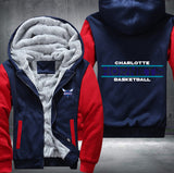 Charlotte Hornets Basketball Printing Fleece Hoodies Jacket