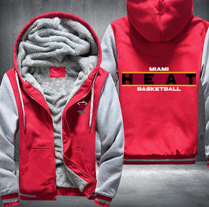 Miami Heat Basketball Printing Fleece Hoodies Jacket