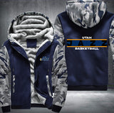 Utah Jazz Basketball Printing Fleece Hoodies Jacket