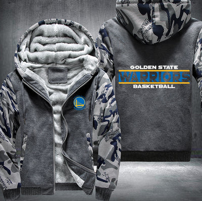 Golden State Warriors Basketball Printing Fleece Hoodies Jacket