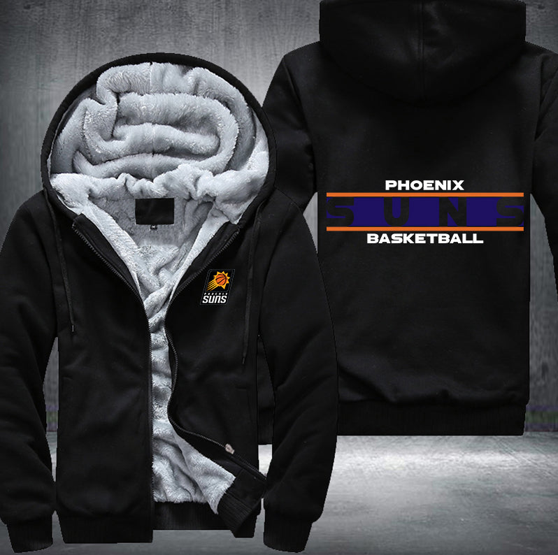 Phoenix Suns Basketball Printing Fleece Hoodies Jacket