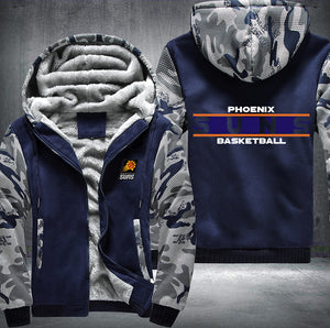 Phoenix Suns Basketball Printing Fleece Hoodies Jacket