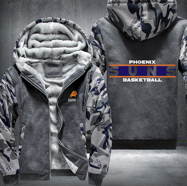 Phoenix Suns Basketball Printing Fleece Hoodies Jacket