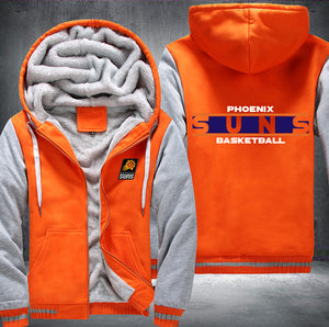 Phoenix Suns Basketball Printing Fleece Hoodies Jacket