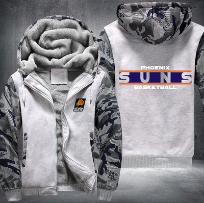 Phoenix Suns Basketball Printing Fleece Hoodies Jacket