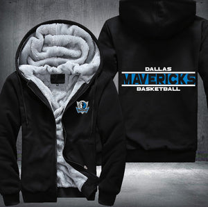 Dallas Mavericks Basketball Printing Fleece Hoodies Jacket